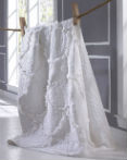 Ruffle Knot White by Cloud 9 Quilts