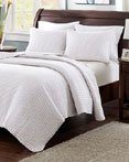 Keaton White Coverlet  by Madison Park