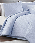 Quebec Blue Coverlet by Madison Park