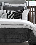 Astor Charcoal and Dove by Designers Guild Bedding
