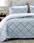 Diamond Applique Fog by Calla Angel Quilts