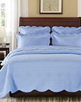 Sage Garden Light Blue by Calla Angel Quilts