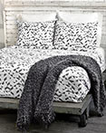 Kinetic Coverlet Black by Lamont Home