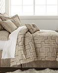 En Vogue Maze Quartz Beige by Austin Horn Luxury Bedding