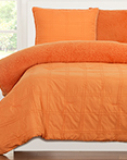 Playful Plush Outrageous Orange by Crayola Bedding by SiS Covers