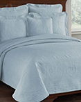 King Charles Blue Matelasse by Historic Charleston Collection