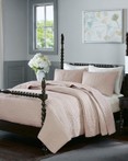 Serene Blush Cotton Coverlet by Madison Park