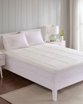 Deluxe 3 Inch Quilted Memory Foam Mattress Topper by Sleep Philosophy
