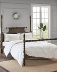 Light Warmth Oversized 100 Percent Cotton Down Comforter by True North