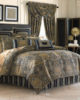 Palmer Teal by Five Queens Court Bedding