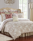 Anora Blush by Waterford Luxury Bedding