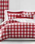 Lumberjack Check Red/White by 6ix Tailors Fine Linens