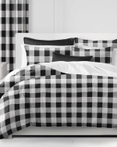 Lumberjack Check Black/White by 6ix Tailors Fine Linens