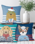 Animaux Nauti Dogs by 6ix Tailors Fine Linens