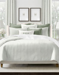 Pacific Stripe Sweetgrass by 6ix Tailors Fine Linens