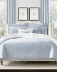 Ruben Stripe Cornflower by 6ix Tailors Fine Linens