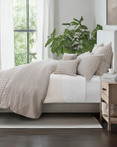 Walker Check Natural by 6iox Tailors Fine Linens