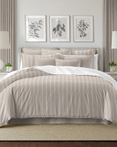 Shay Broad Ticking Stripe Natural by 6ix Tailors Fine Linens