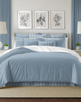 Shay Solid Cornflower Blue by 6ix Tailors Fine Linens